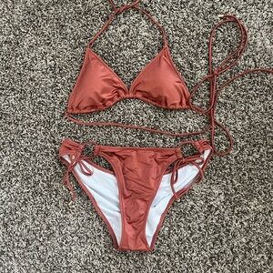 VS bronze copper bikini